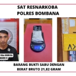 Polres Bombana Tangkap Pengedar Narkoba Sita 21,82 Gram Sabu