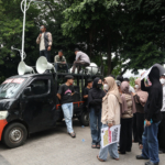 Demo di KLHK, Warga Wawonii Minta Solusi Pasca Pencabutan Izin Kehutanan Tambang