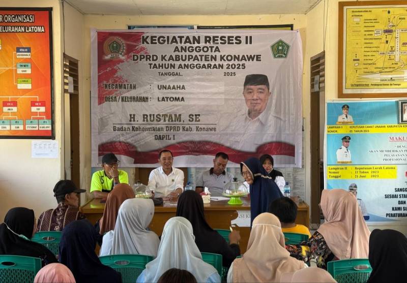 H. Rustam Siap Perjuangan Pengaspalan Jalan di Latoma