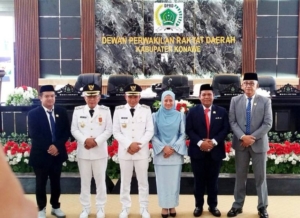 Bupati Konawe Sampaikan Visi Misi Saat Paripurna Istimewa