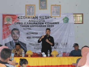 Reses di Desa Momea, Anggota DPRD Konawe Kristian Tandabioh Siap Kawal Aspirasi Pertanian dan Infrastruktur