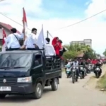 Ratusan Pemuda Watubangga Gelar Aksi Demonstrasi di Kantor Camat Sentil Proyek Penimbunan Lapangan Mokole So’u