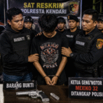 Sok Jagoan Dengan Pistol Korek Ketua Geng Motor Mexico 32 Ditangkap Polisi